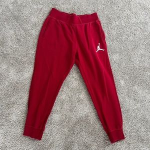 Red Jordan Joggers XXL